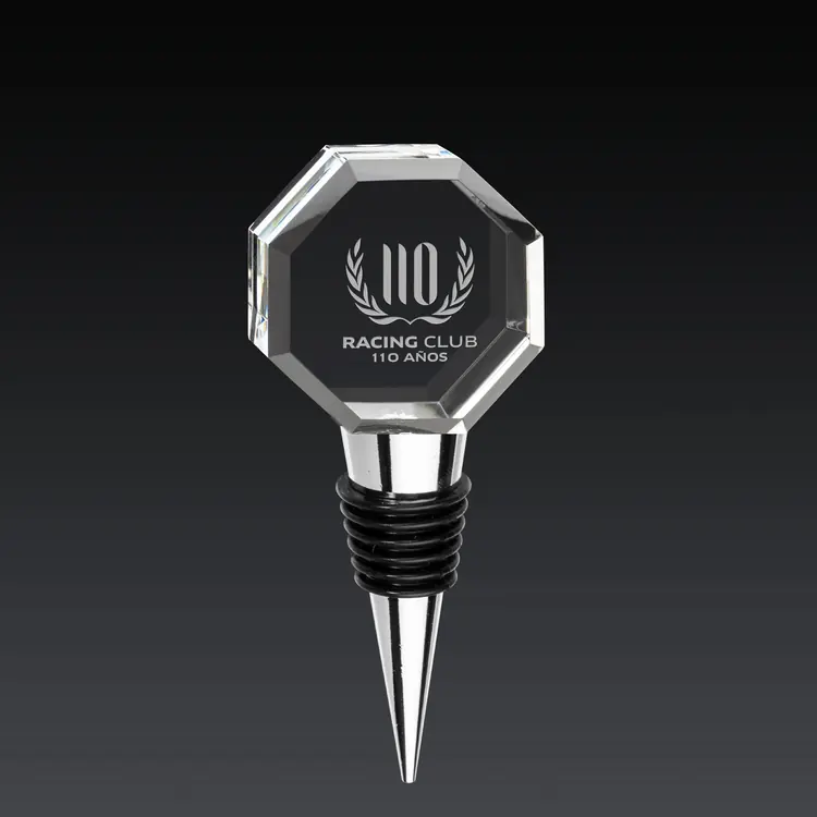Tapavino Octagonal Crystal Wine Stopper