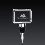 Tapavino Horizontal Rectangle Crystal Wine Stopper