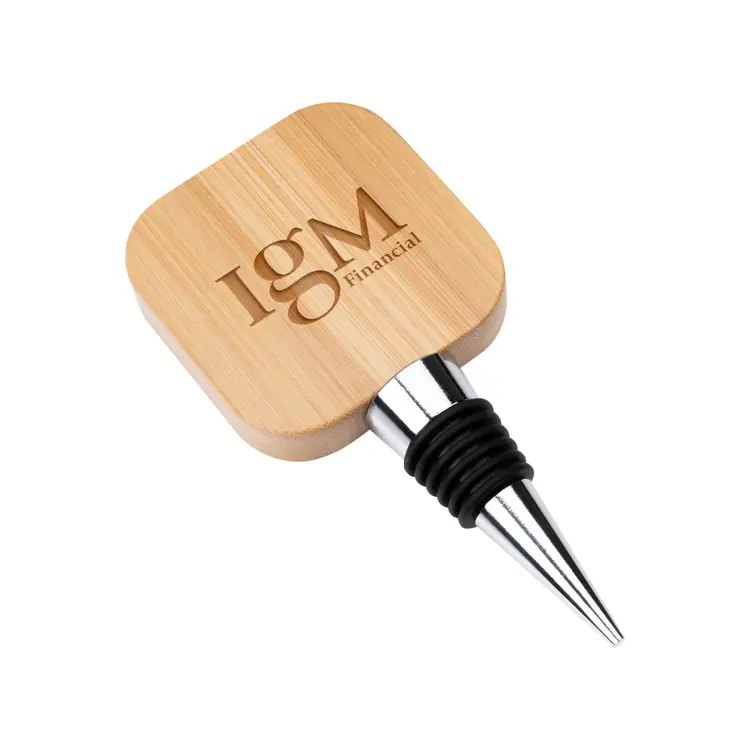 Kirtle Bamboo Bottle Stopper with Bottle Opener