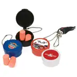 Bouchons d’oreilles en étui porte-clés