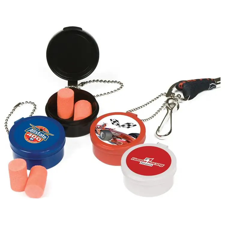 Bouchons d’oreilles en étui porte-clés