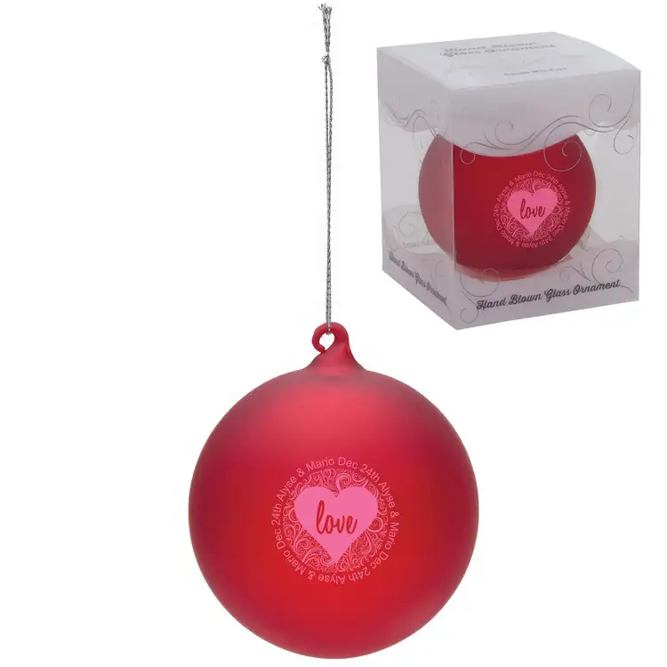 Hand Blown Glass Ornament #4