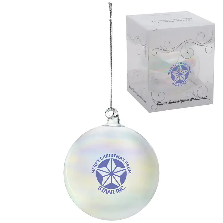 Hand Blown Glass Ornament #6