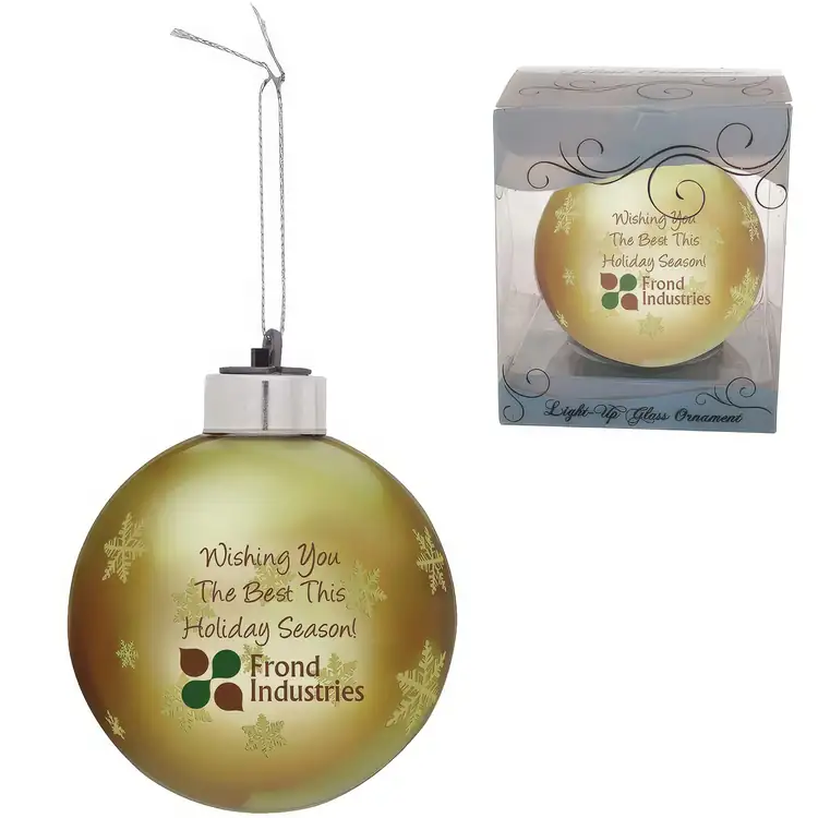 Light-Up Glass Ornament #3