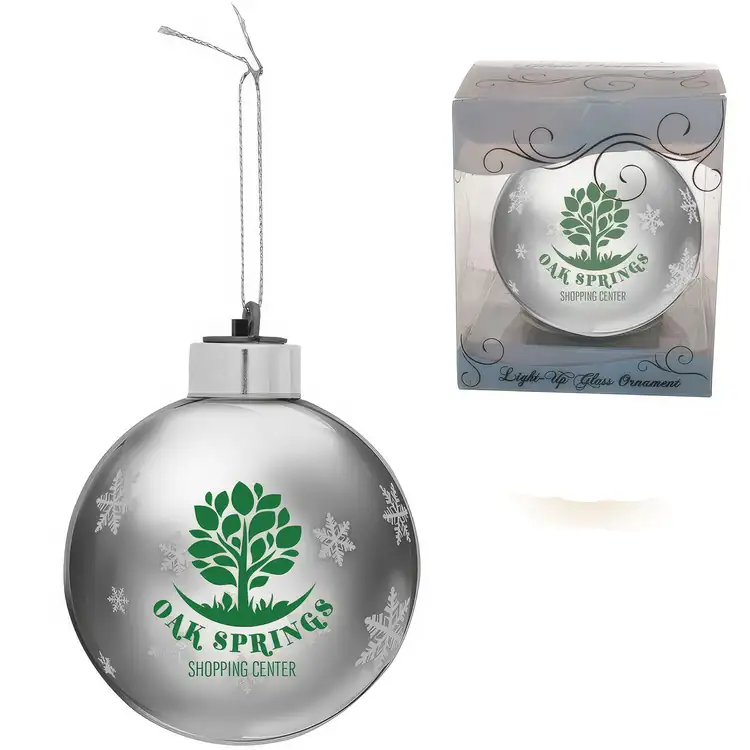 Light-Up Glass Ornament #4