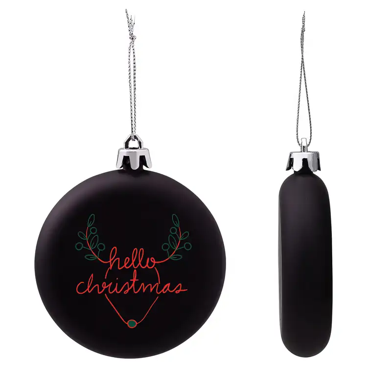 Shatter Resistant Flat Round Ornament #2