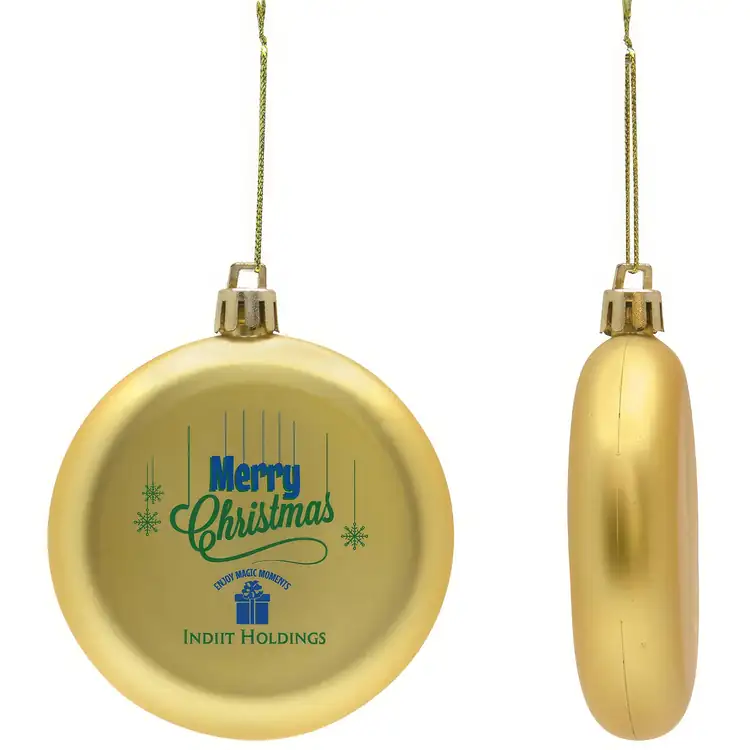Shatter Resistant Flat Round Ornament #4