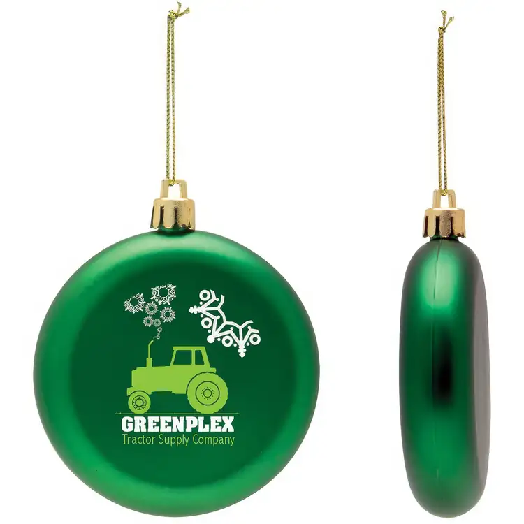 Shatter Resistant Flat Round Ornament #5