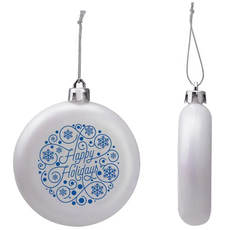 Shatter Resistant Flat Round Ornament #6