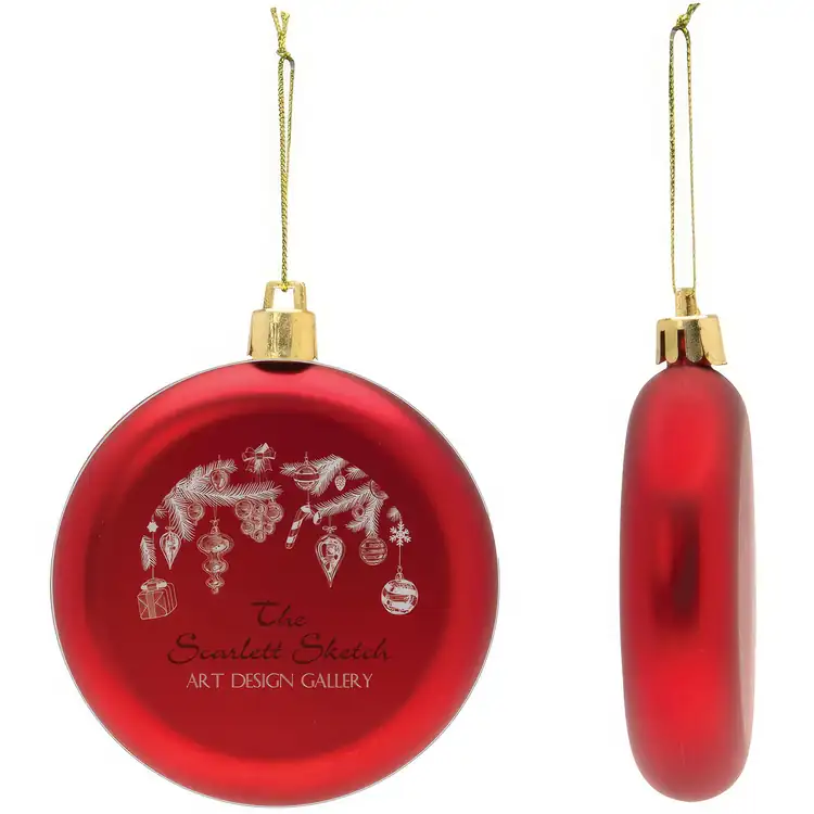 Shatter Resistant Flat Round Ornament #8