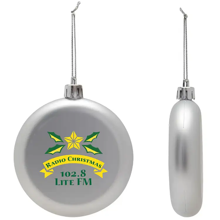 Shatter Resistant Flat Round Ornament #9