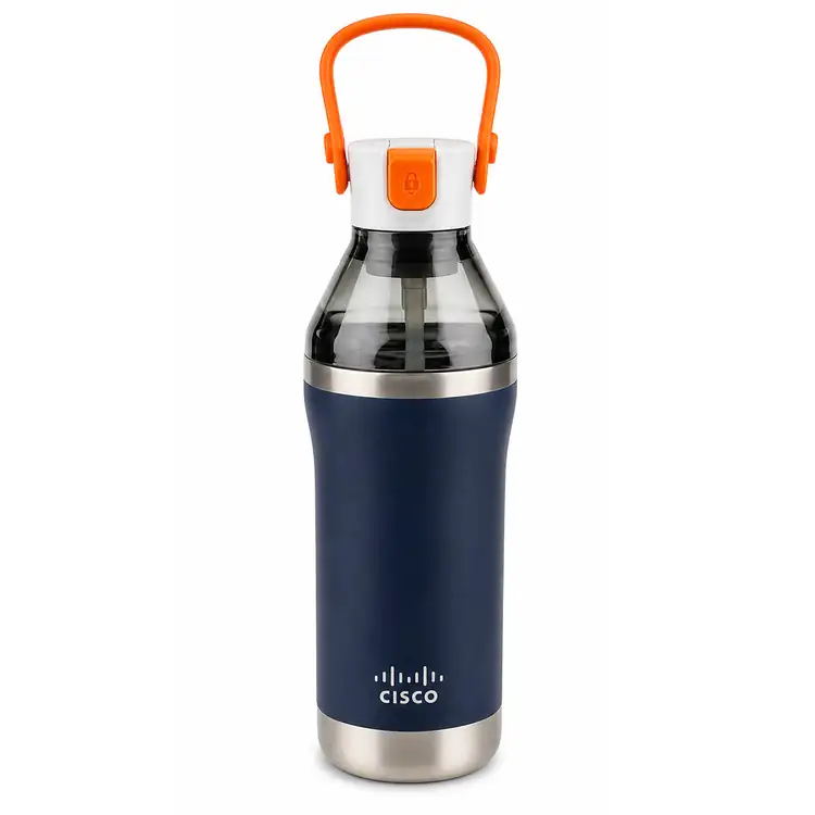 Bouteille 26 oz avec base isolée et partie supérieure translucide #4
