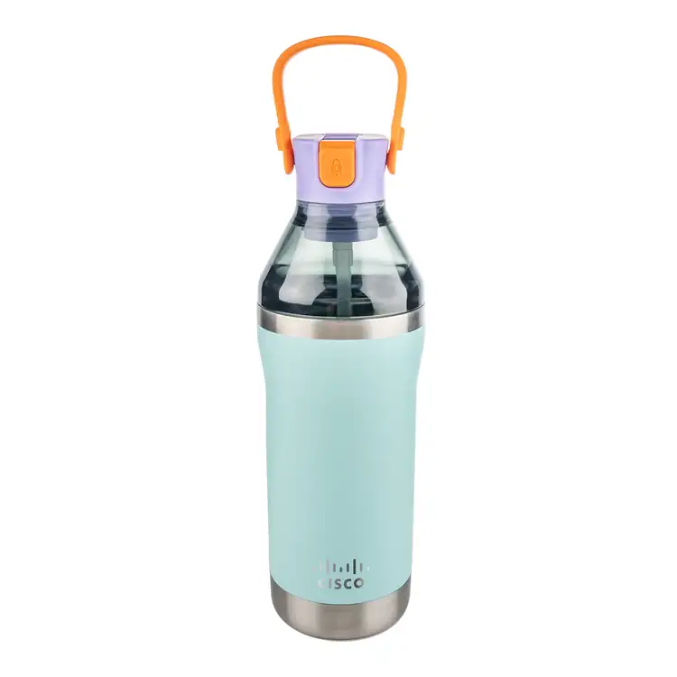 Bouteille 26 oz avec base isolée et partie supérieure translucide #5