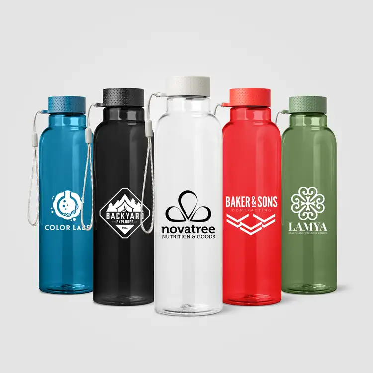 Bouteille Aura en plastique recyclé avec dragonne 24 oz