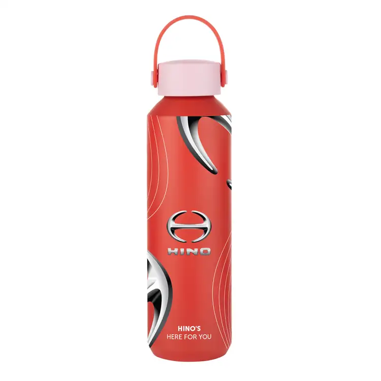 Bouteille Colorburst 27 oz en aluminium avec poignée en silicone #11