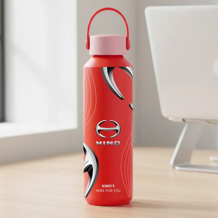 Bouteille Colorburst 27 oz en aluminium avec poignée en silicone #12