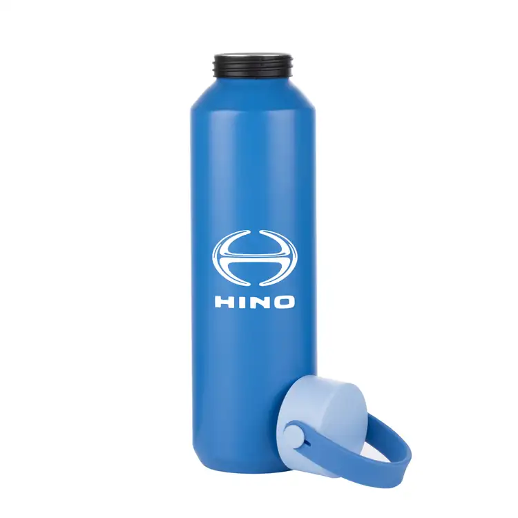 Bouteille Colorburst 27 oz en aluminium avec poignée en silicone #9