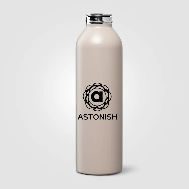 Bouteille Eden en acier inoxydable recyclé avec couvercle en bambou 20 oz #11