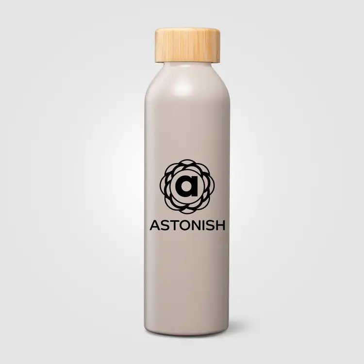 Bouteille Eden en acier inoxydable recyclé avec couvercle en bambou 20 oz #8