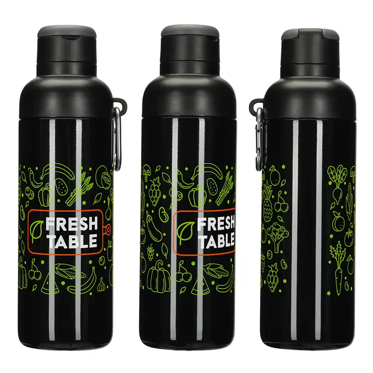 Bouteille Kavala 25 oz en acier inoxydable recyclé à double ouverture #8