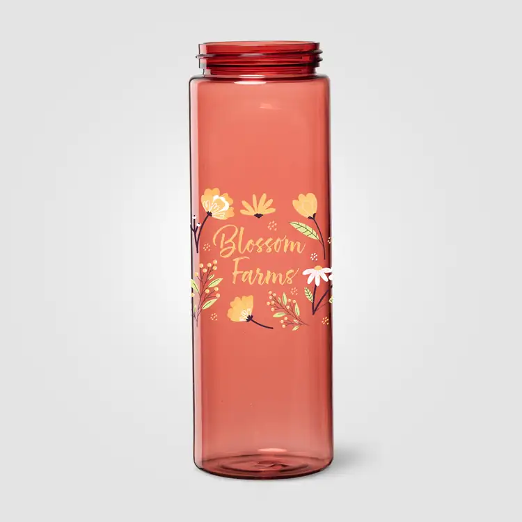 Lynk rPET Bottle with Straw and Flip-Top Lid 28 oz #13