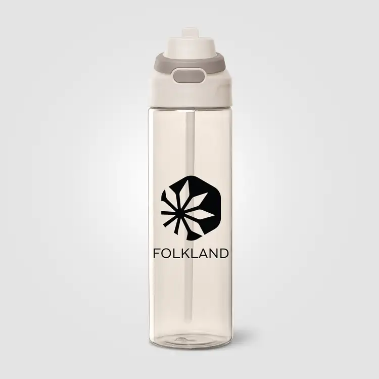 Lynk rPET Bottle with Straw and Flip-Top Lid 28 oz #16
