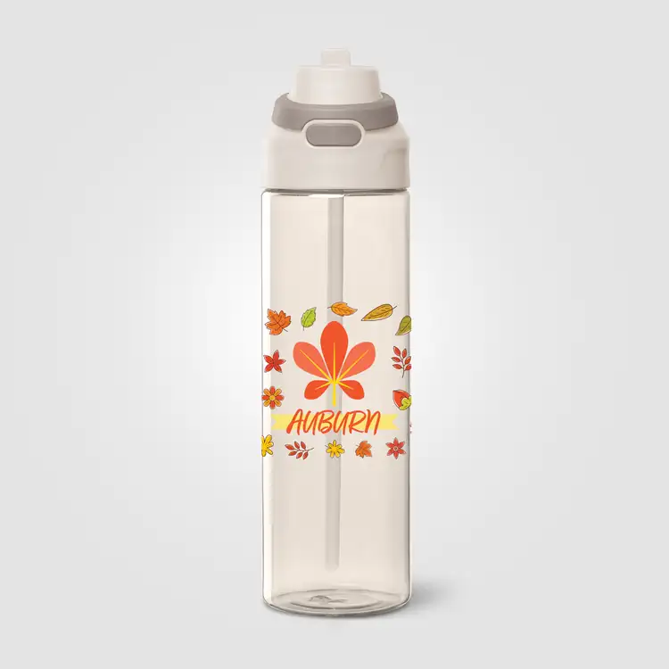 Lynk rPET Bottle with Straw and Flip-Top Lid 28 oz #17