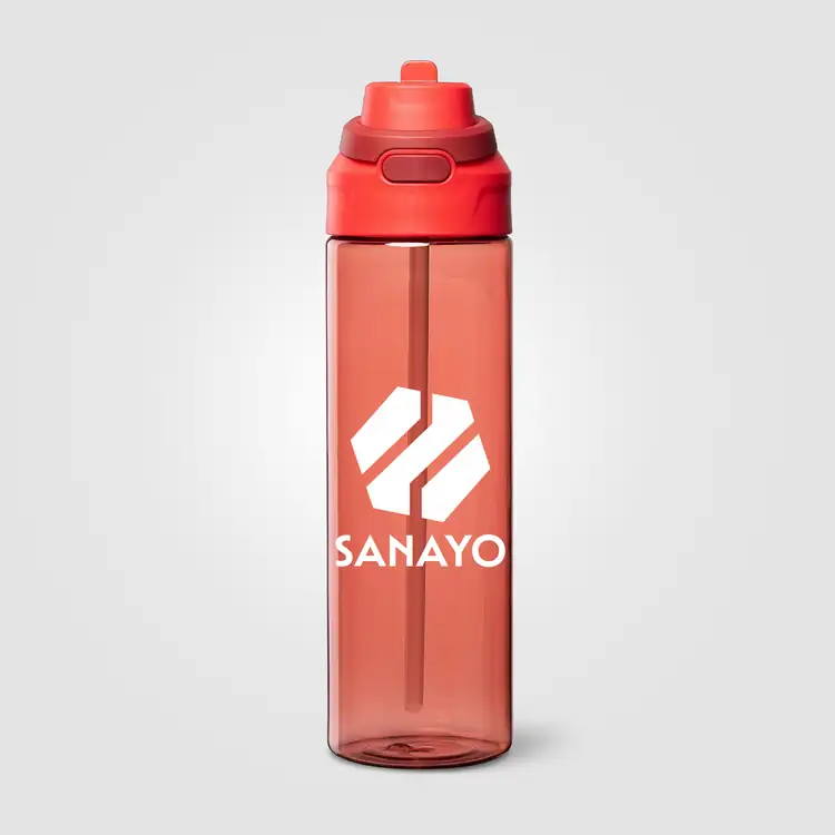 Lynk rPET Bottle with Straw and Flip-Top Lid 28 oz #3