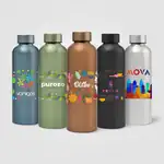 Bouteille métallique Astrid en acier inoxydable recyclé 24 oz