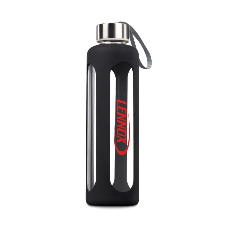 Bouteille Pure 17 oz en verre avec manchon en silicone #2