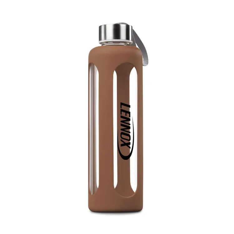 Bouteille Pure 17 oz en verre avec manchon en silicone #4
