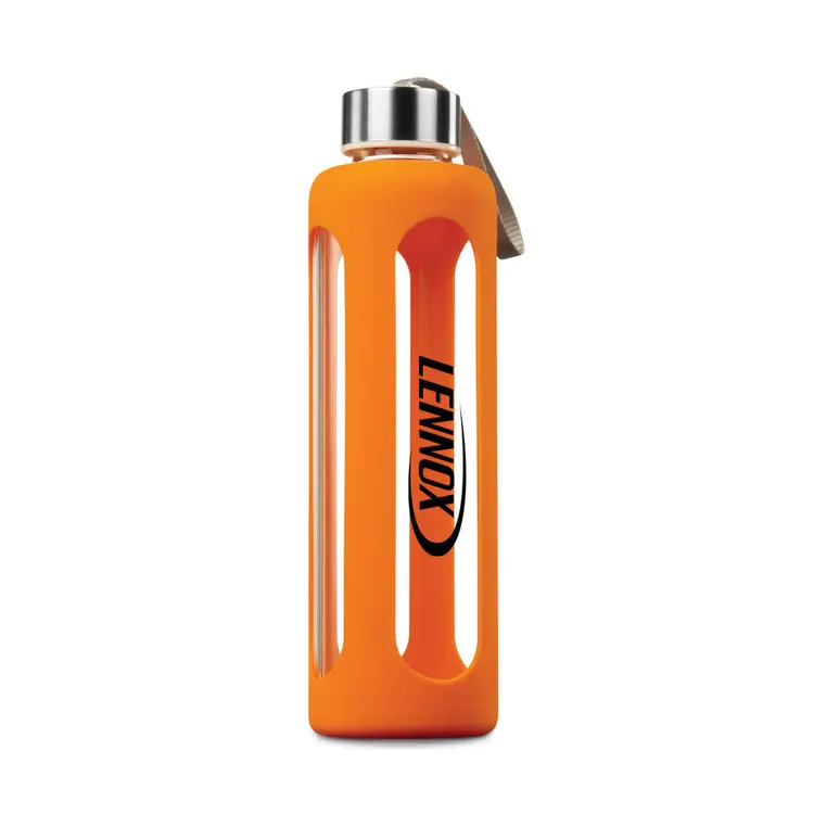 Bouteille Pure 17 oz en verre avec manchon en silicone #5