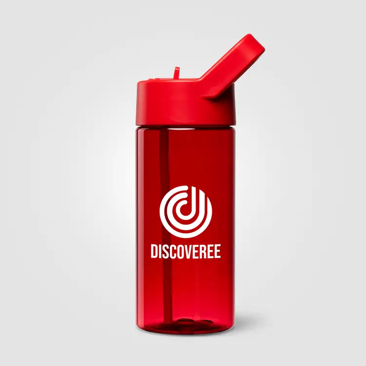 Bouteille Reservoir en plastique recyclé avec paille relevable 40 oz #11