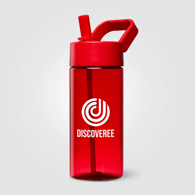 Bouteille Reservoir en plastique recyclé avec paille relevable 40 oz #13