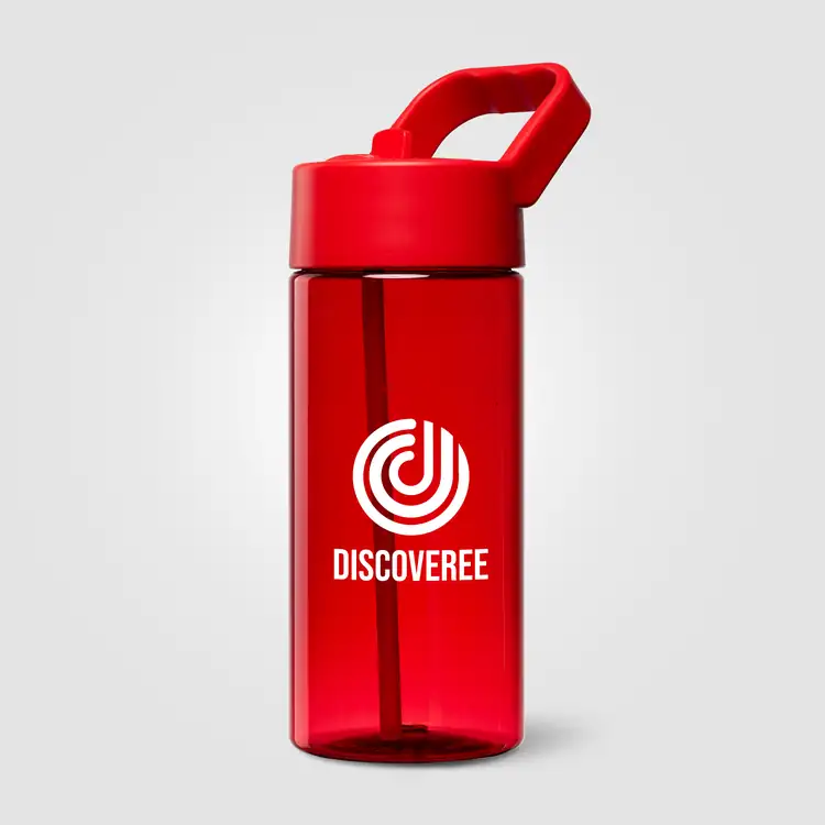 Bouteille Reservoir en plastique recyclé avec paille relevable 40 oz #14