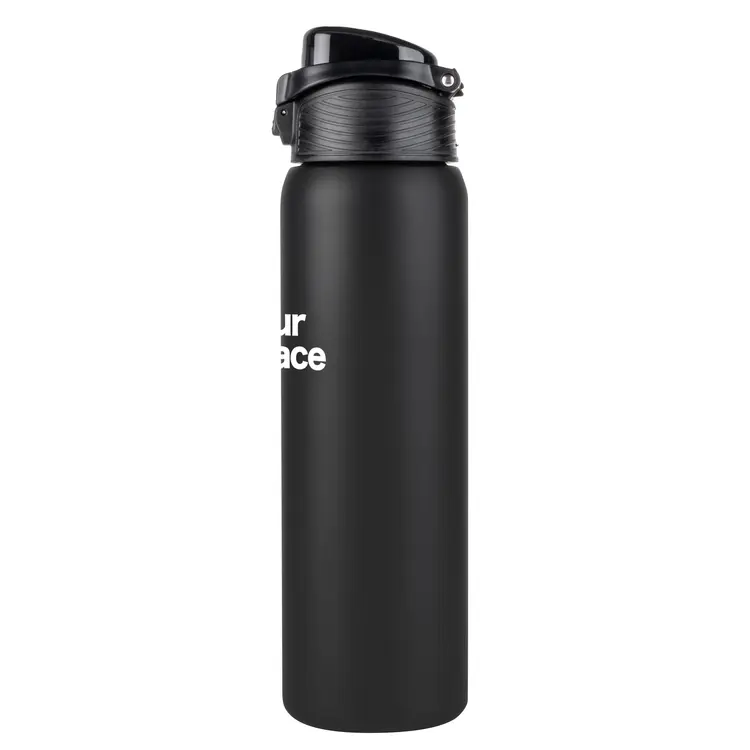 Bouteille Riese 28 oz à double paroi en acier inoxydable avec bec #3