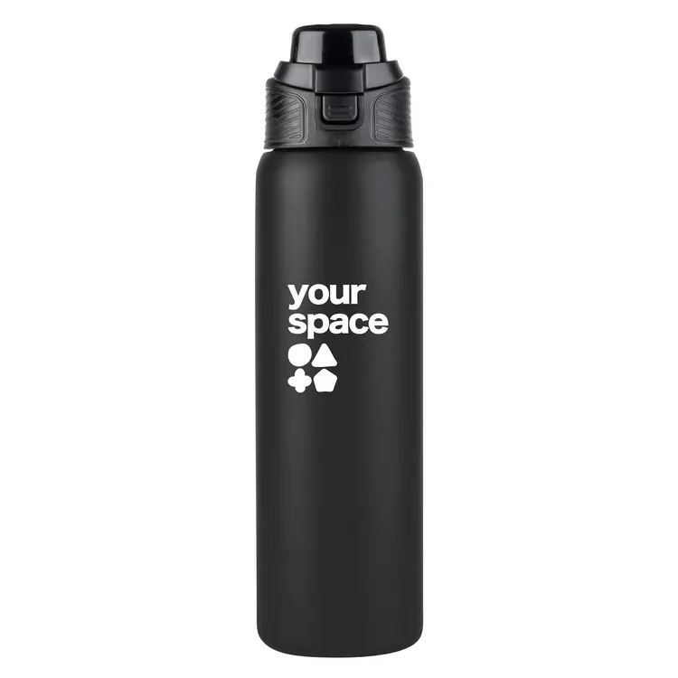 Bouteille Riese 28 oz à double paroi en acier inoxydable avec bec #7