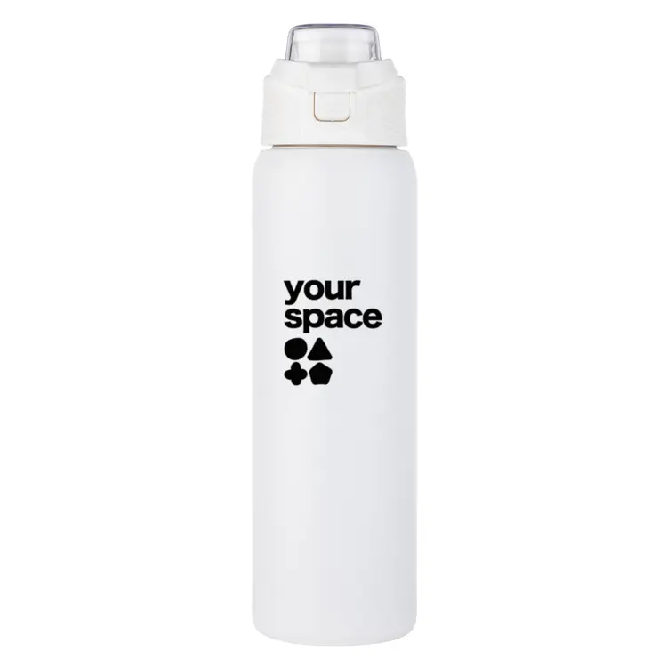 Bouteille Riese 28 oz à double paroi en acier inoxydable avec bec #9