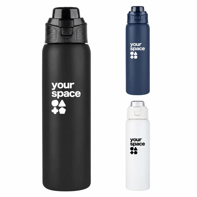 Bouteille Riese 28 oz à double paroi en acier inoxydable avec bec