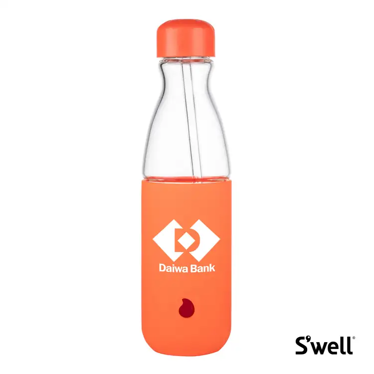 Bouteille Swell Original 18 oz en verre avec paille #5