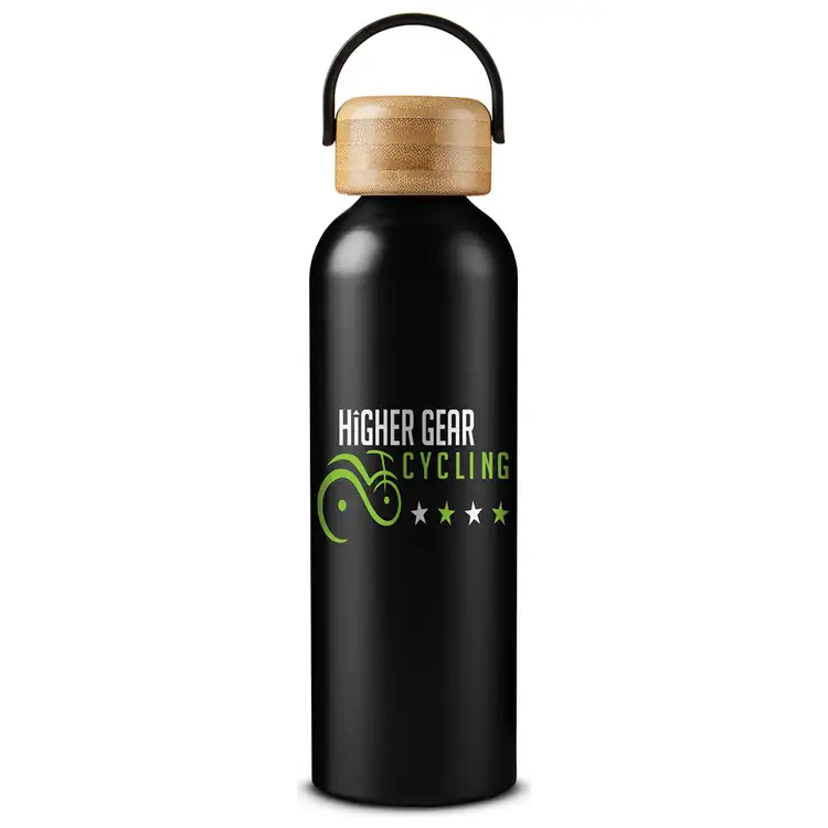 Vigor Aluminum Bottle with Bamboo Lid #2