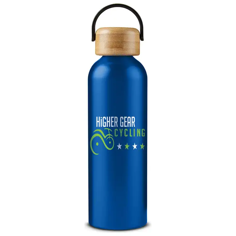 Vigor Aluminum Bottle with Bamboo Lid #3