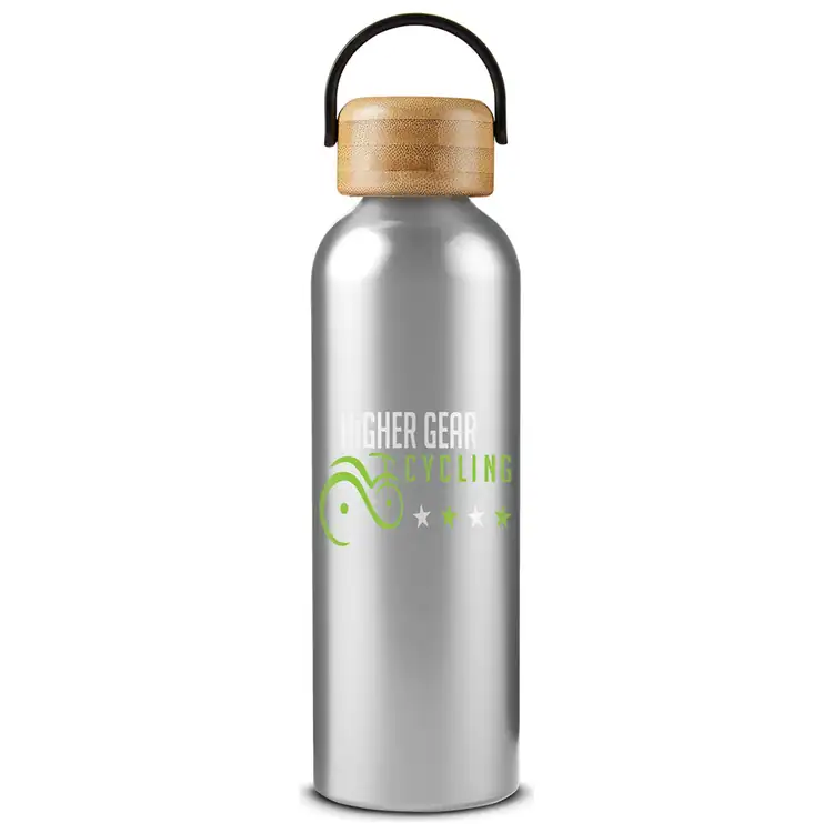 Vigor Aluminum Bottle with Bamboo Lid #4