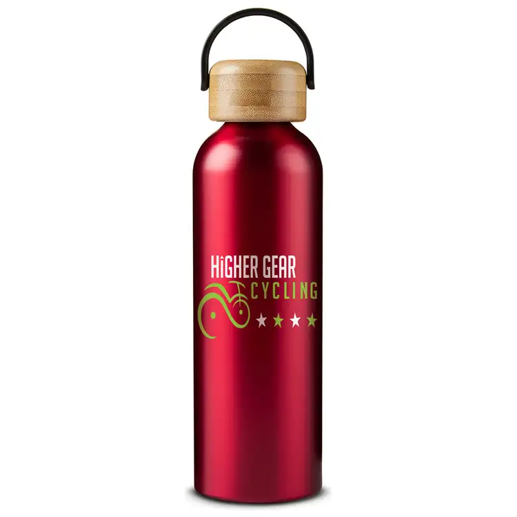 Vigor Aluminum Bottle with Bamboo Lid #5