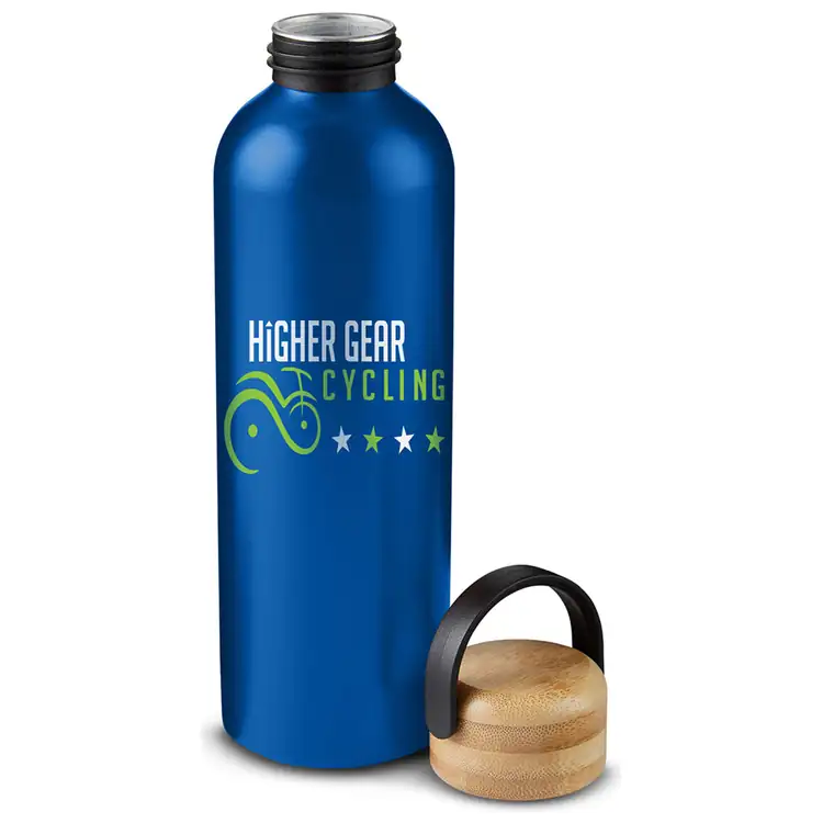 Vigor Aluminum Bottle with Bamboo Lid #7