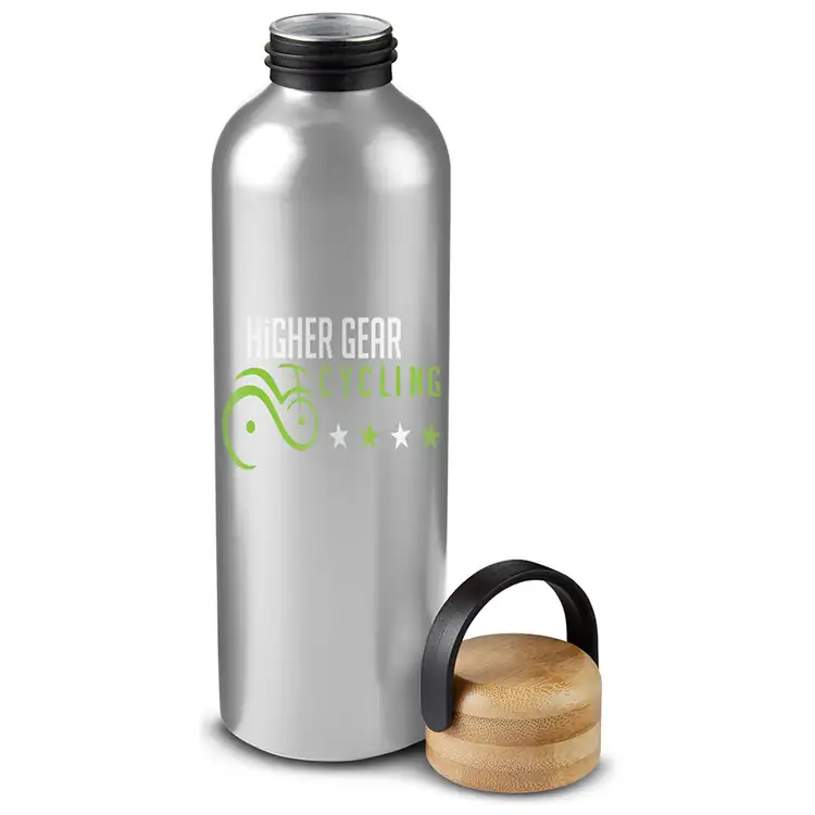 Vigor Aluminum Bottle with Bamboo Lid #8