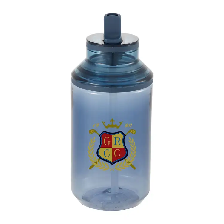 Bouteille Zach en PET recyclé avec paille #3