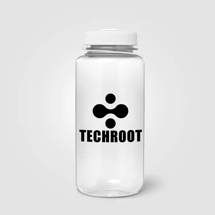 Bouteille de sport Otto en plastique recyclé avec bouchon attaché 30 oz #3
