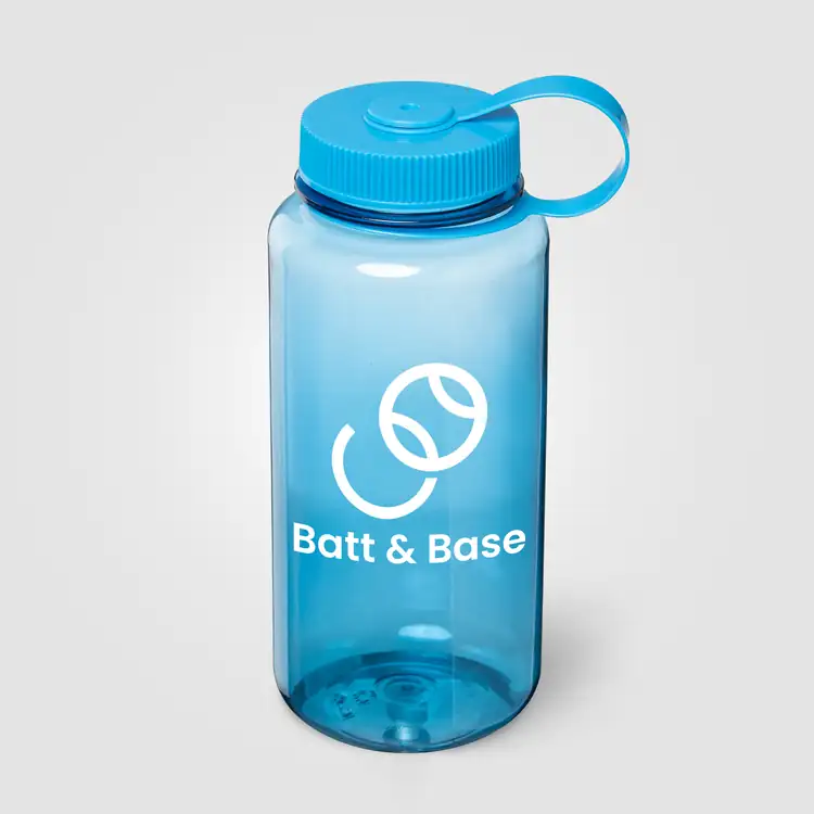 Bouteille de sport Otto en plastique recyclé avec bouchon attaché 30 oz #5
