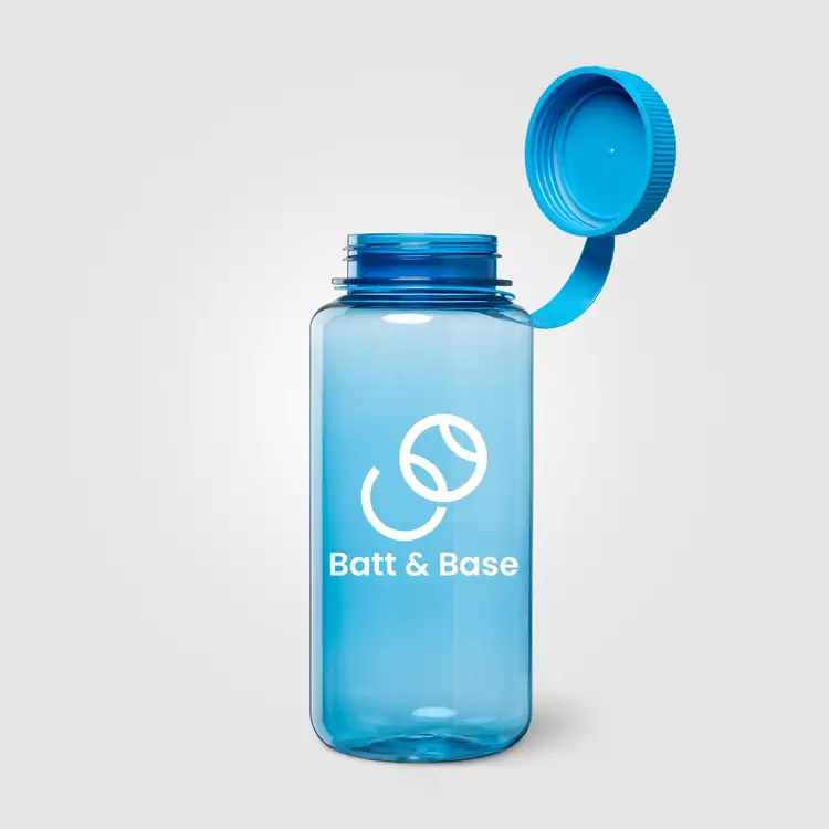 Bouteille de sport Otto en plastique recyclé avec bouchon attaché 30 oz #6